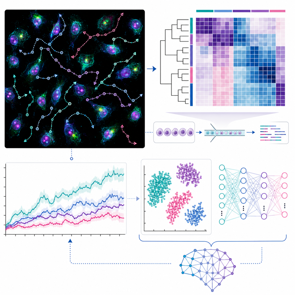 Biological dynamics visualization